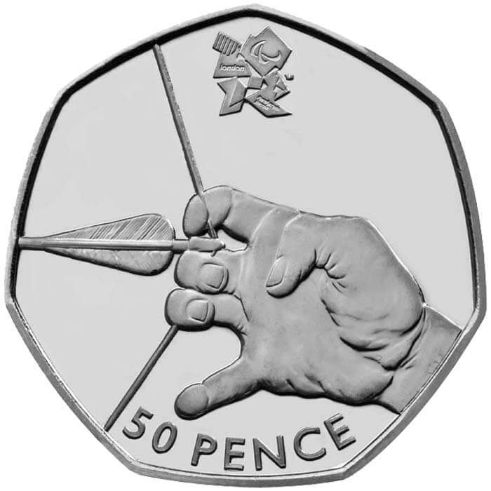 London 2012 Olympics - Archery fifty pence piece