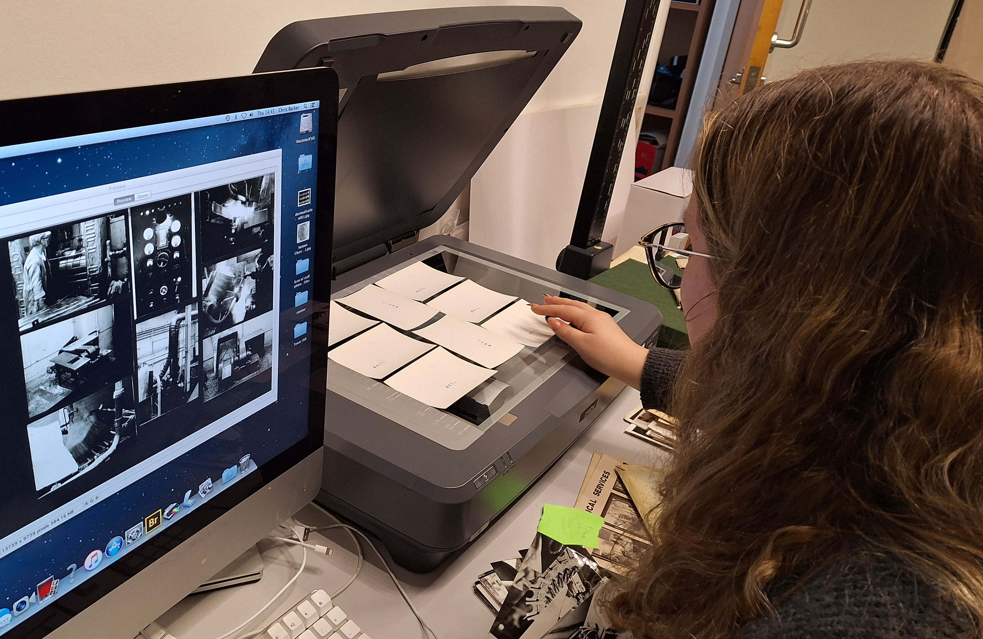 cerys-robinson-scanning-photographs-in-the-royal-mint-museum