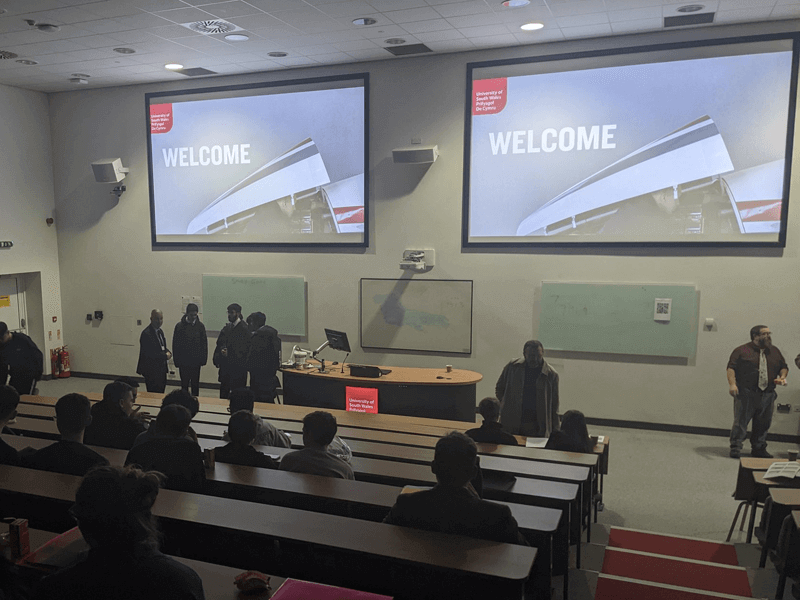 University of South Wales lecture hall at the Stem Cymru welcome event