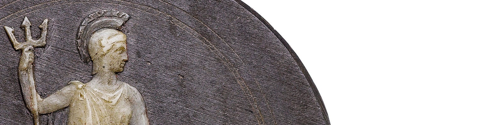 Image of a wax model of Britannia by William Wyon