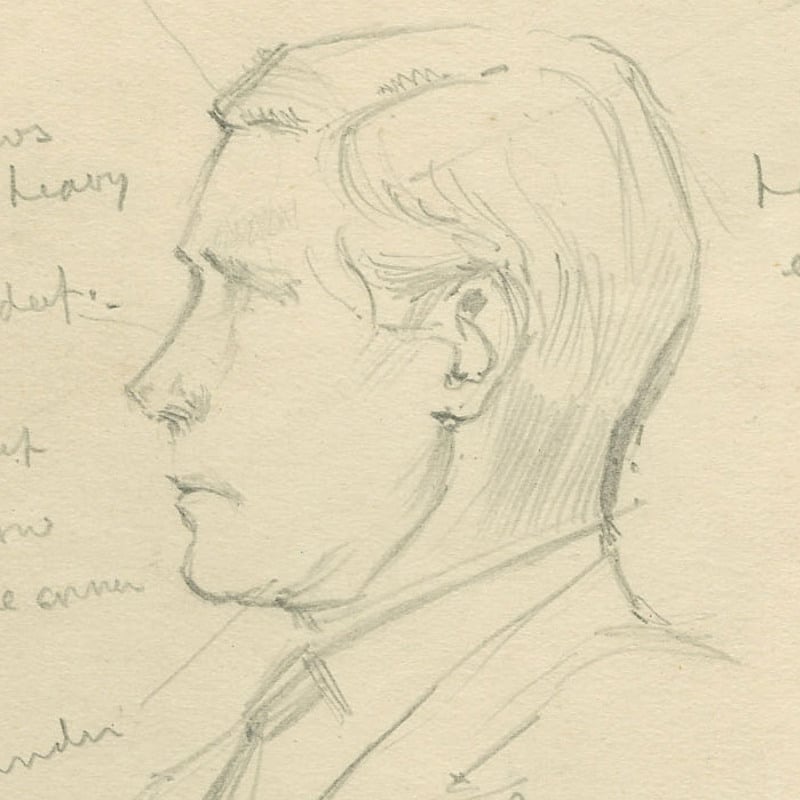 Sketch of Edward VIII