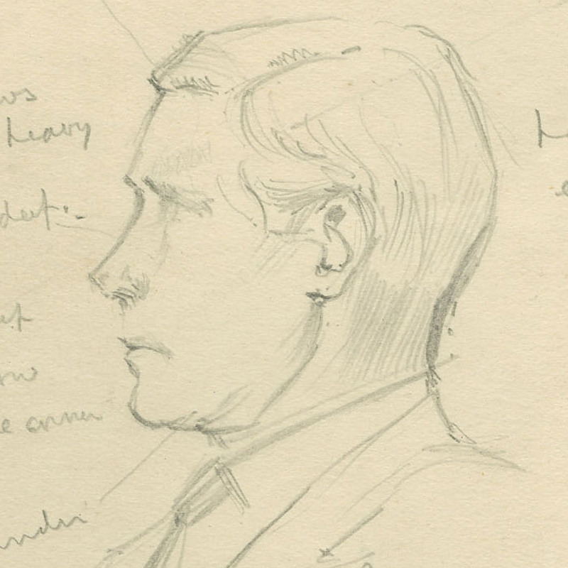 Sketch of Edward VIII