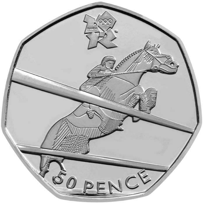 London 2012 Olympics - Equestrian fifty pence piece