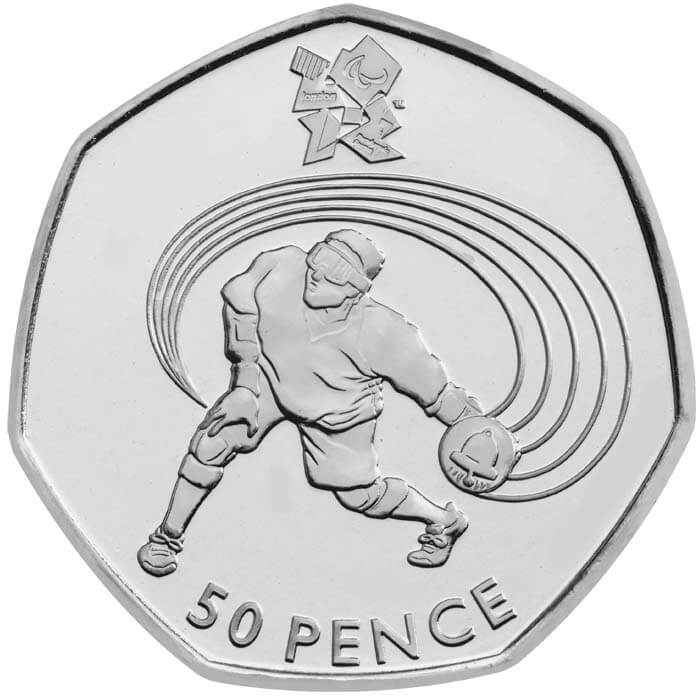 London 2012 Olympics - Goalball fifty pence piece