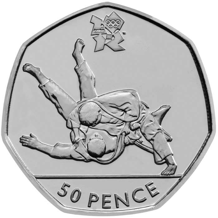London 2012 Olympics - Judo fifty pence piece