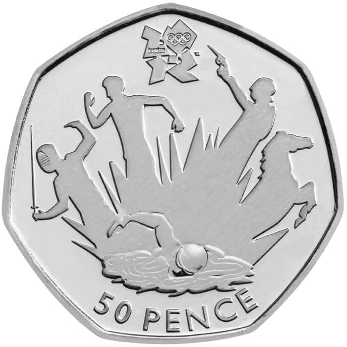 London 2012 Olympics - Modern Pentathlon fifty pence piece