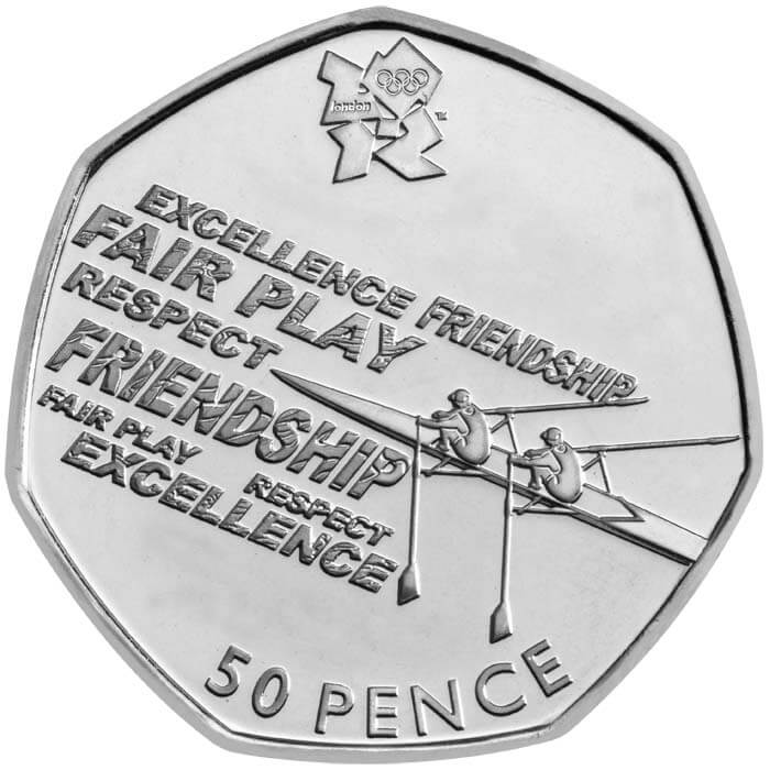 London 2012 Olympics - Rowing fifty pence piece