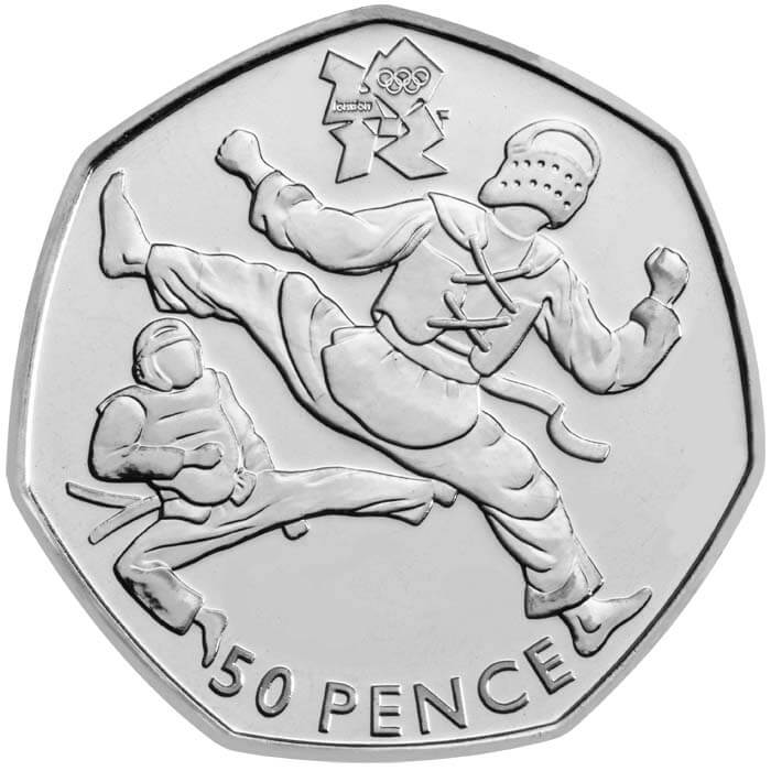 London 2012 Olympics - Taekwondo fifty pence piece