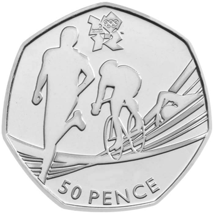 London 2012 Olympics - Triathlon fifty pence piece
