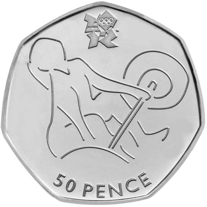 London 2012 Olympics - Weightlifting fifty pence piece