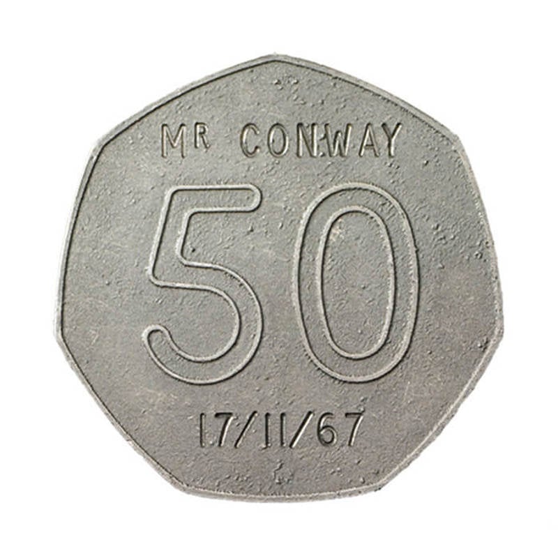 Trial fifty pence piece