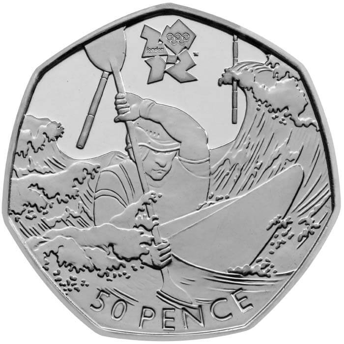 London 2012 Olympics - Canoeing fifty pence piece