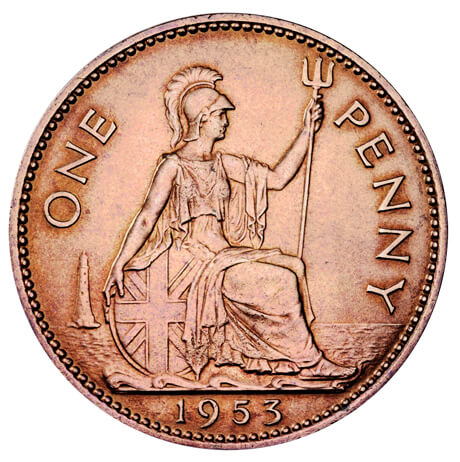 Elizabeth-II-1953-penny
