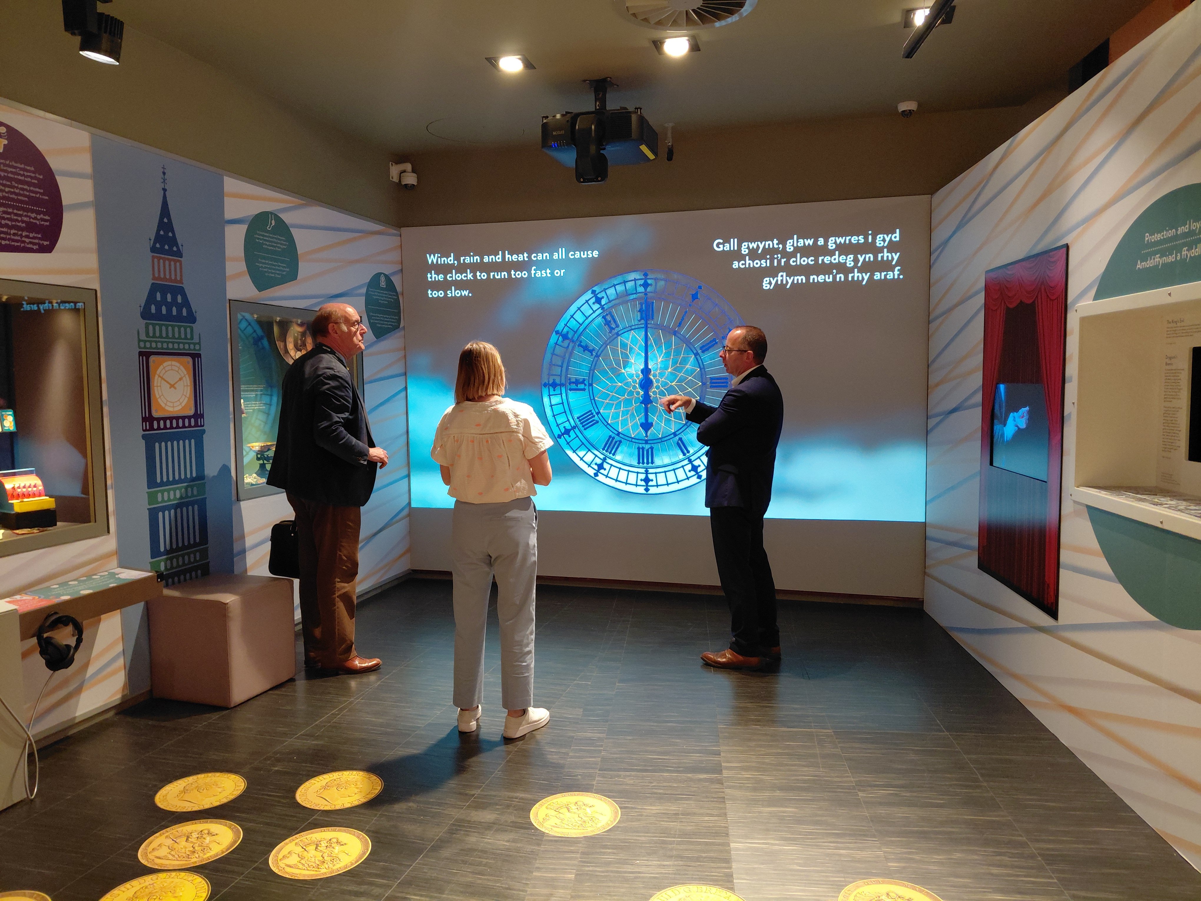 Sir David Cannadine in the Royal Mint Experience