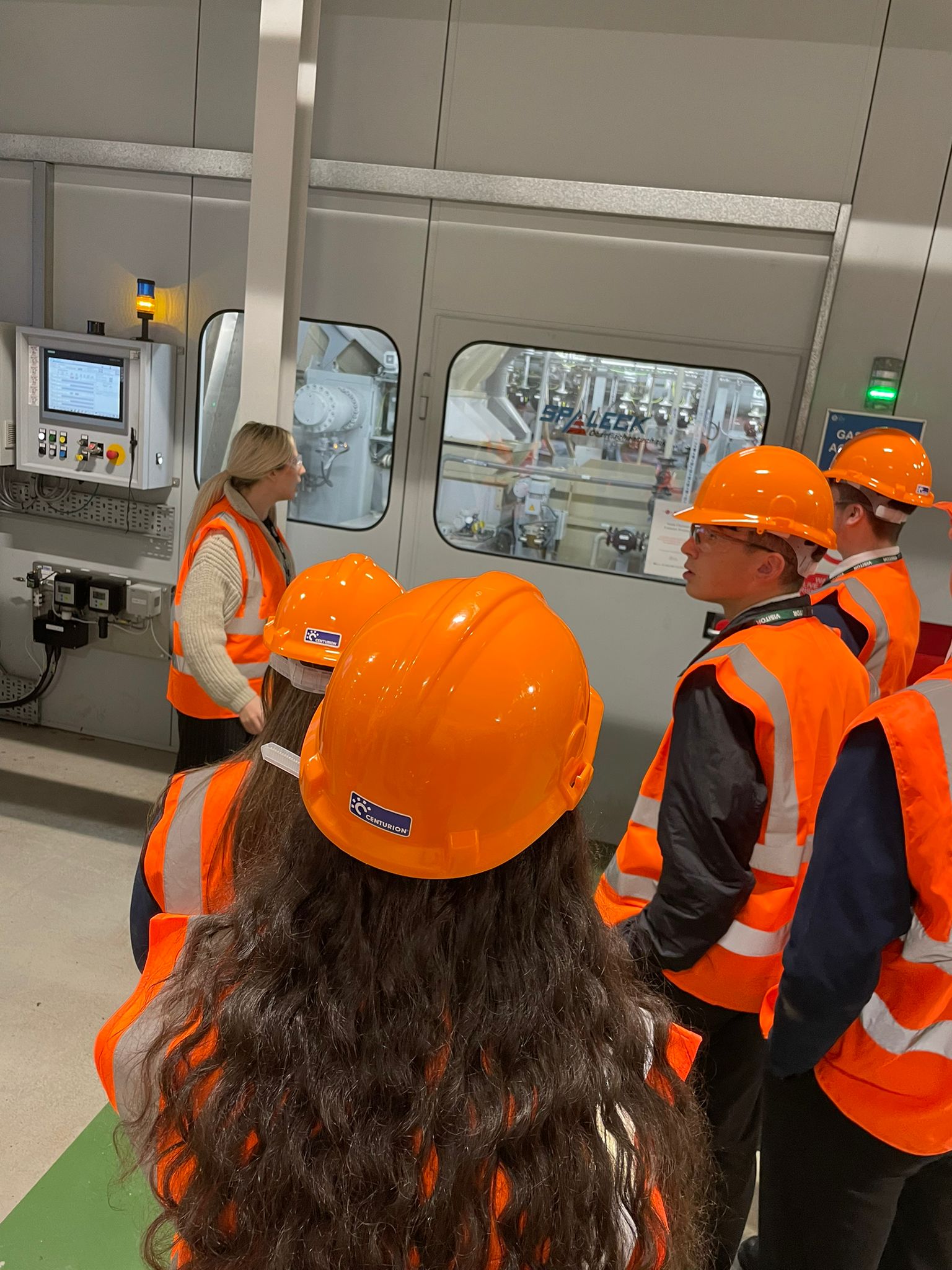 STEM students on a tour of the Royal Mint