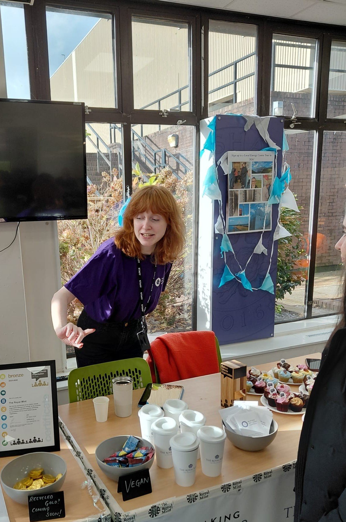 Kelsie at the Carbon Literacy Action Day