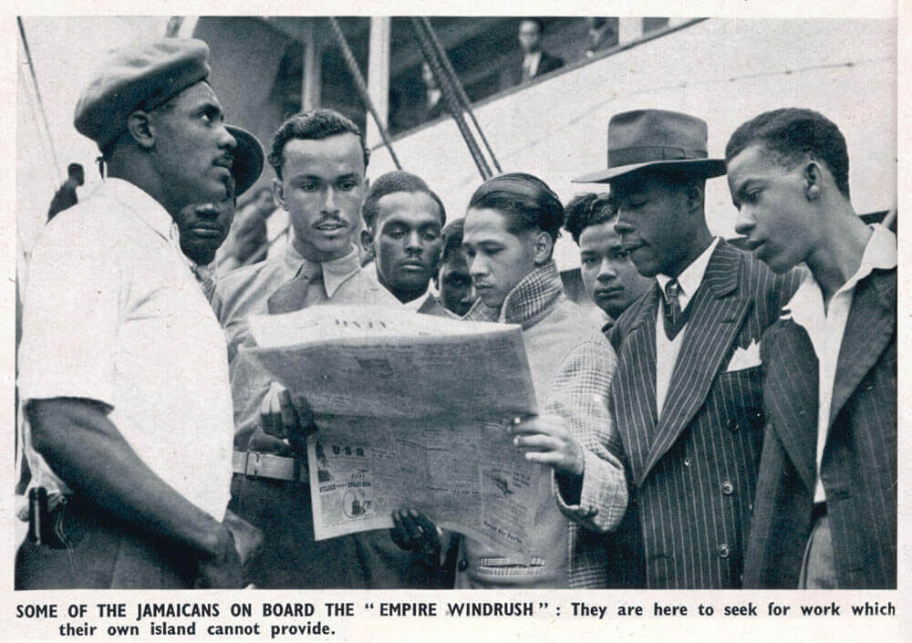 Jamaican men on board the Empire Windrush_Illustrated London News Ltd Mary Evans.jpg