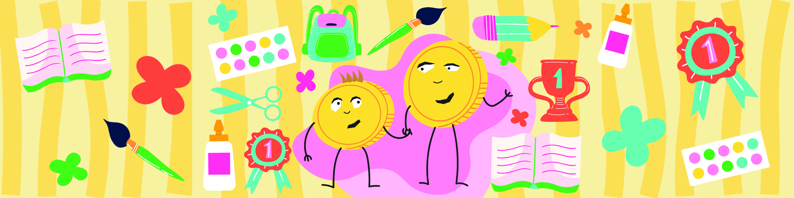 Banner for the Learning Zone of the Royal Mint Museum website