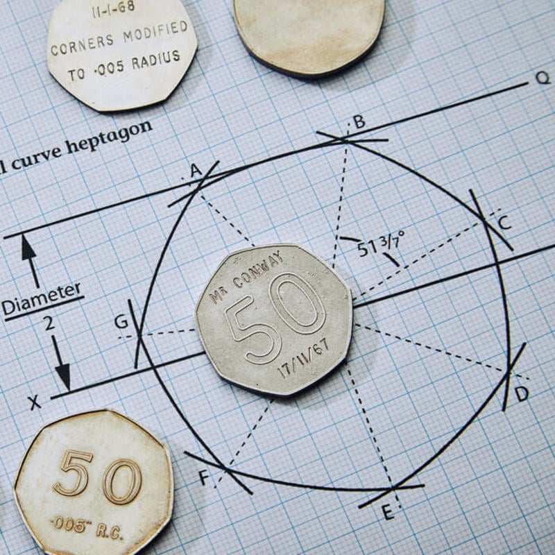 Designing the fifty pence piece - Ages 11-16