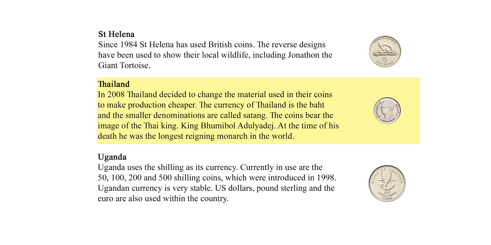 Coins